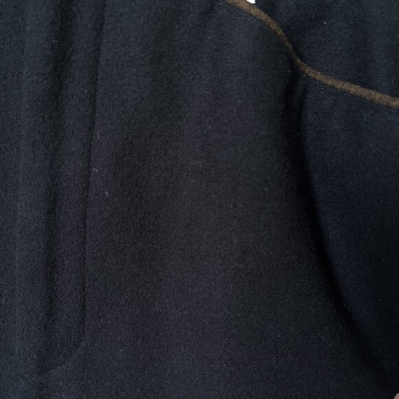 Calvin Klein Womens VTG Wool Trousers Size 8 Black Old Money Quiet Luxury Preppy - Picture 11 of 12